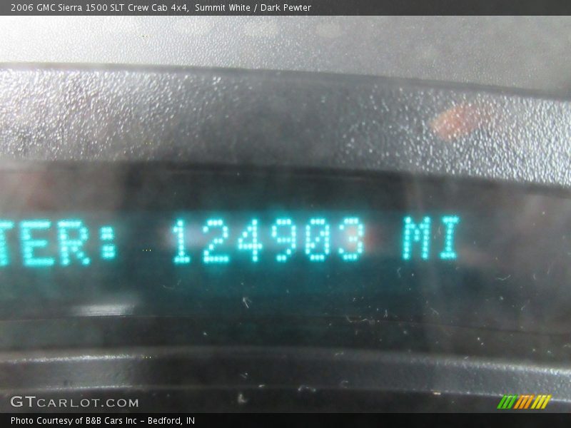 Summit White / Dark Pewter 2006 GMC Sierra 1500 SLT Crew Cab 4x4