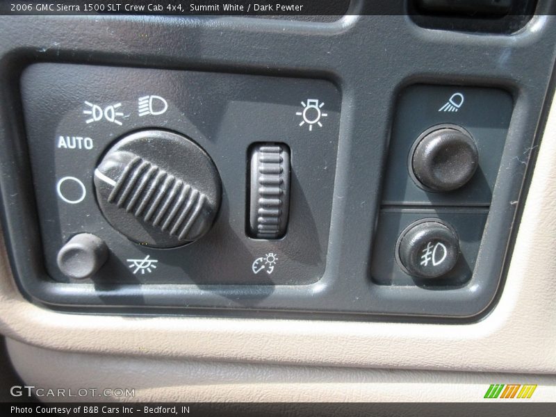 Summit White / Dark Pewter 2006 GMC Sierra 1500 SLT Crew Cab 4x4