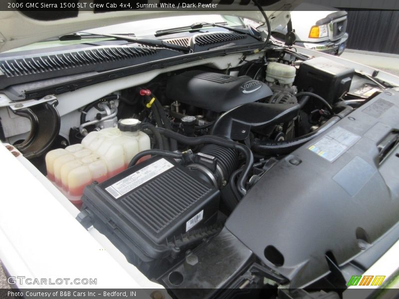 Summit White / Dark Pewter 2006 GMC Sierra 1500 SLT Crew Cab 4x4