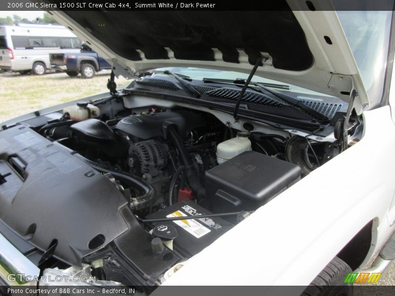 Summit White / Dark Pewter 2006 GMC Sierra 1500 SLT Crew Cab 4x4