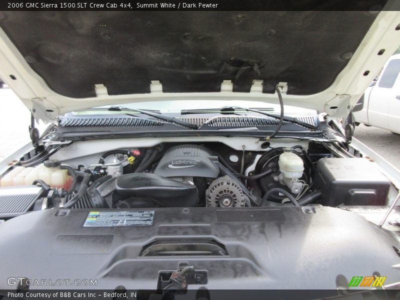 Summit White / Dark Pewter 2006 GMC Sierra 1500 SLT Crew Cab 4x4