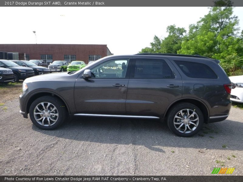 Granite Metallic / Black 2017 Dodge Durango SXT AWD