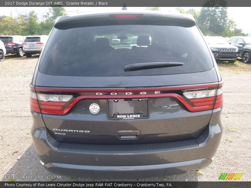 Granite Metallic / Black 2017 Dodge Durango SXT AWD