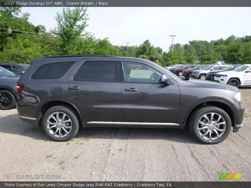 Granite Metallic / Black 2017 Dodge Durango SXT AWD