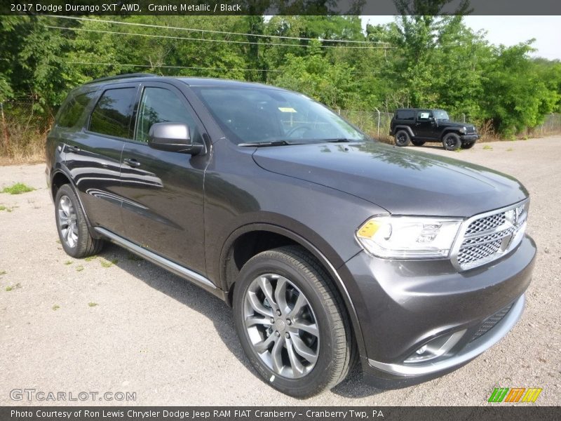 Granite Metallic / Black 2017 Dodge Durango SXT AWD