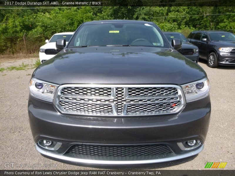 Granite Metallic / Black 2017 Dodge Durango SXT AWD