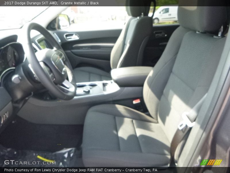 Granite Metallic / Black 2017 Dodge Durango SXT AWD