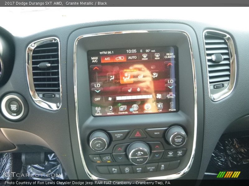 Granite Metallic / Black 2017 Dodge Durango SXT AWD