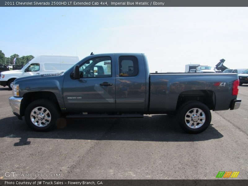 Imperial Blue Metallic / Ebony 2011 Chevrolet Silverado 2500HD LT Extended Cab 4x4