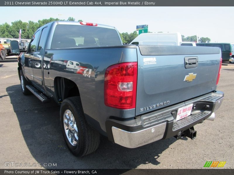 Imperial Blue Metallic / Ebony 2011 Chevrolet Silverado 2500HD LT Extended Cab 4x4
