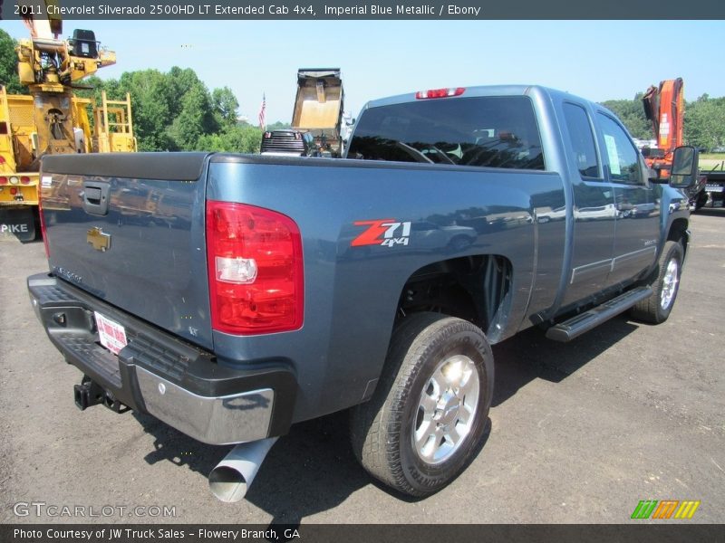 Imperial Blue Metallic / Ebony 2011 Chevrolet Silverado 2500HD LT Extended Cab 4x4