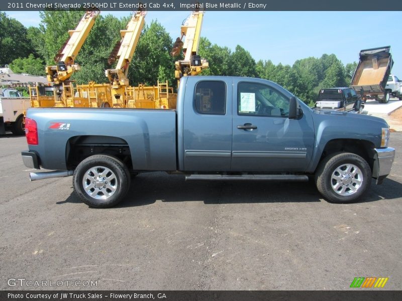 Imperial Blue Metallic / Ebony 2011 Chevrolet Silverado 2500HD LT Extended Cab 4x4