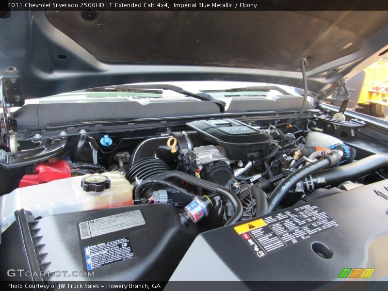 Imperial Blue Metallic / Ebony 2011 Chevrolet Silverado 2500HD LT Extended Cab 4x4