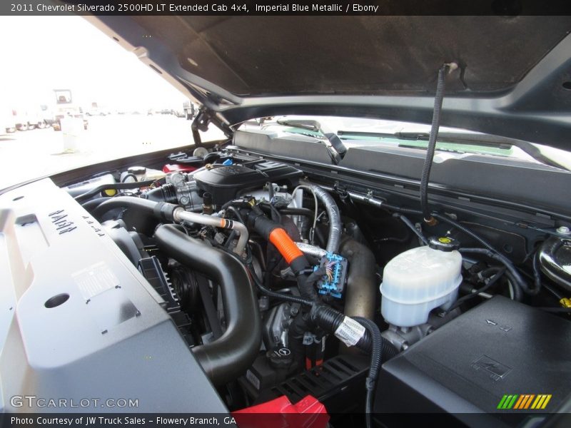 Imperial Blue Metallic / Ebony 2011 Chevrolet Silverado 2500HD LT Extended Cab 4x4