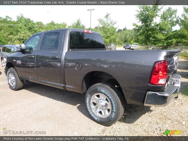 Granite Crystal Metallic / Black/Diesel Gray 2017 Ram 3500 Tradesman Crew Cab 4x4
