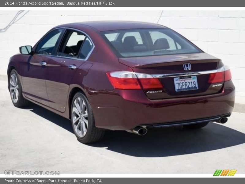 Basque Red Pearl II / Black 2014 Honda Accord Sport Sedan