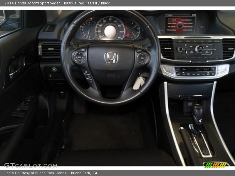 Basque Red Pearl II / Black 2014 Honda Accord Sport Sedan