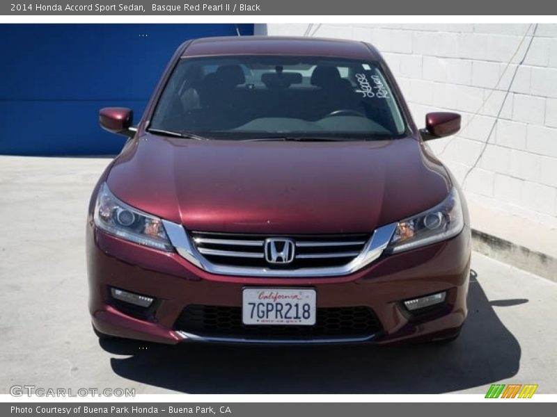 Basque Red Pearl II / Black 2014 Honda Accord Sport Sedan