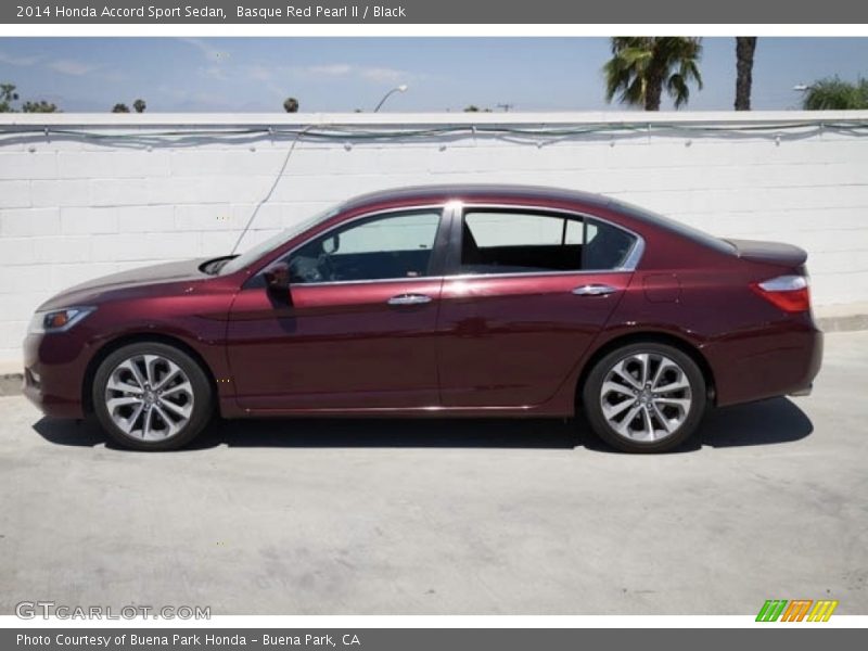 Basque Red Pearl II / Black 2014 Honda Accord Sport Sedan