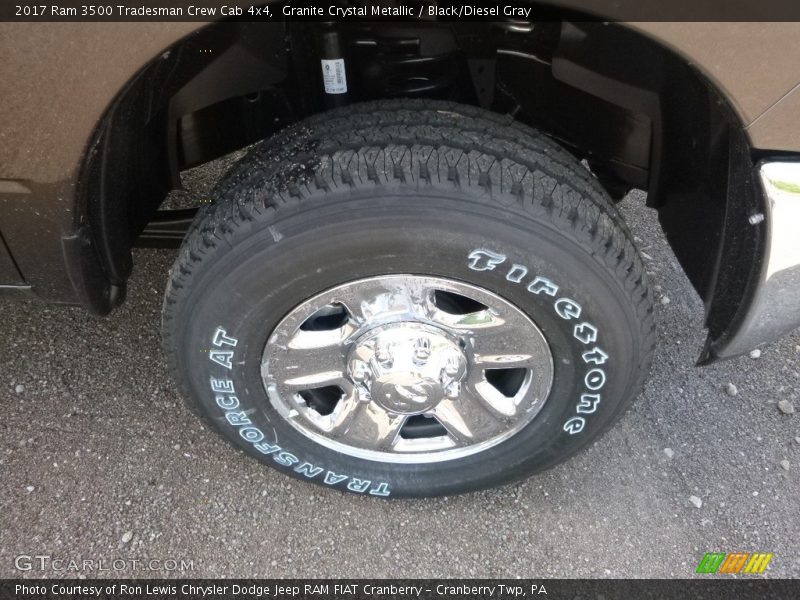 Granite Crystal Metallic / Black/Diesel Gray 2017 Ram 3500 Tradesman Crew Cab 4x4