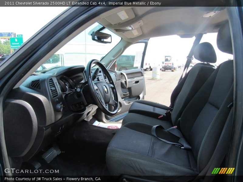 Imperial Blue Metallic / Ebony 2011 Chevrolet Silverado 2500HD LT Extended Cab 4x4