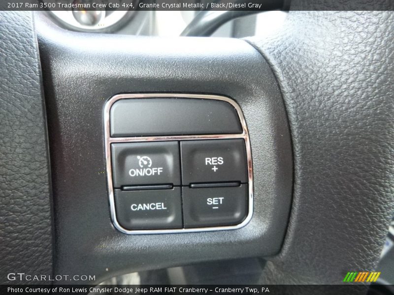 Granite Crystal Metallic / Black/Diesel Gray 2017 Ram 3500 Tradesman Crew Cab 4x4