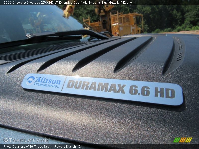 Imperial Blue Metallic / Ebony 2011 Chevrolet Silverado 2500HD LT Extended Cab 4x4