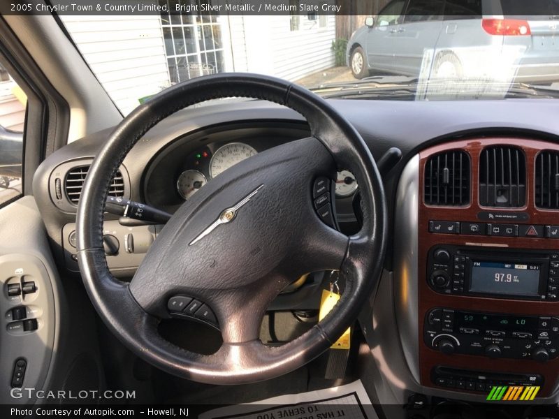 Bright Silver Metallic / Medium Slate Gray 2005 Chrysler Town & Country Limited