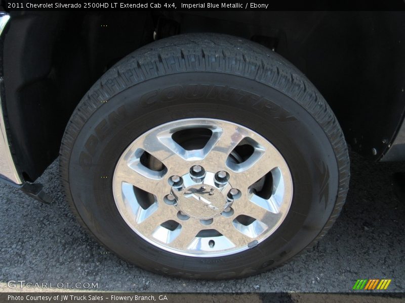 Imperial Blue Metallic / Ebony 2011 Chevrolet Silverado 2500HD LT Extended Cab 4x4