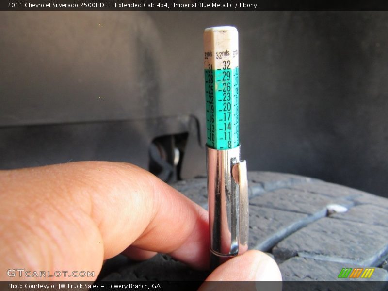 Imperial Blue Metallic / Ebony 2011 Chevrolet Silverado 2500HD LT Extended Cab 4x4