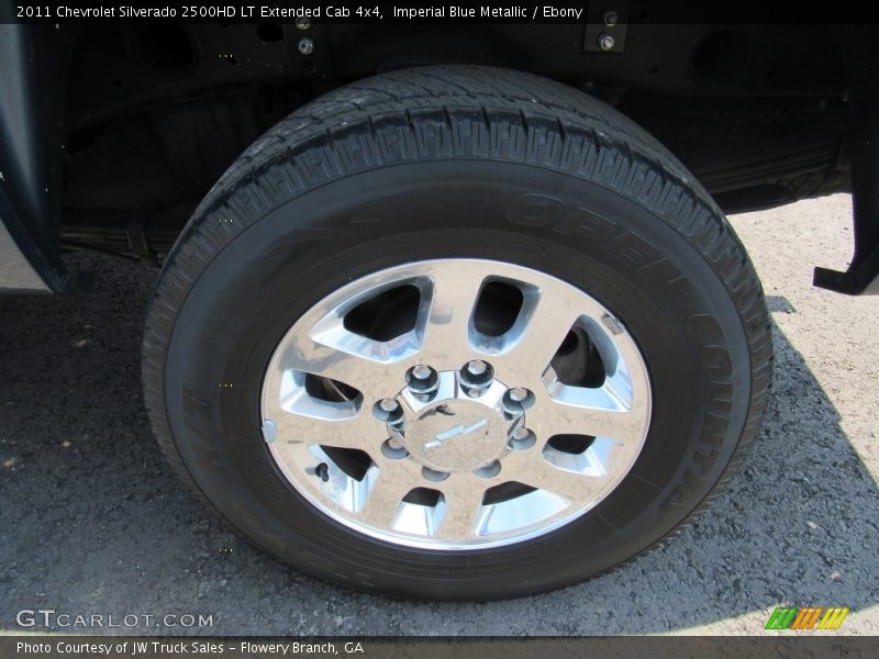 Imperial Blue Metallic / Ebony 2011 Chevrolet Silverado 2500HD LT Extended Cab 4x4