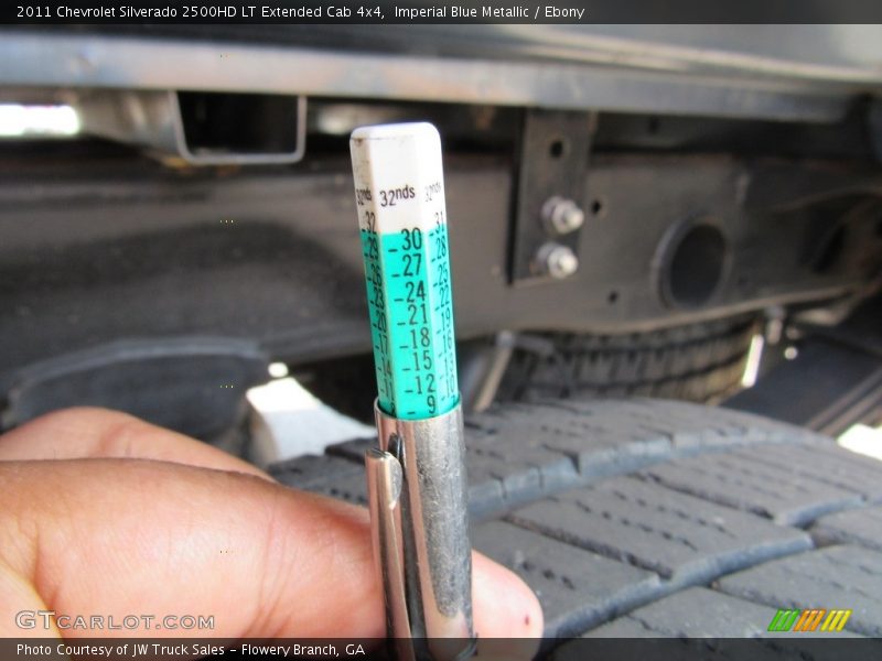 Imperial Blue Metallic / Ebony 2011 Chevrolet Silverado 2500HD LT Extended Cab 4x4