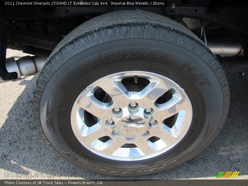 Imperial Blue Metallic / Ebony 2011 Chevrolet Silverado 2500HD LT Extended Cab 4x4
