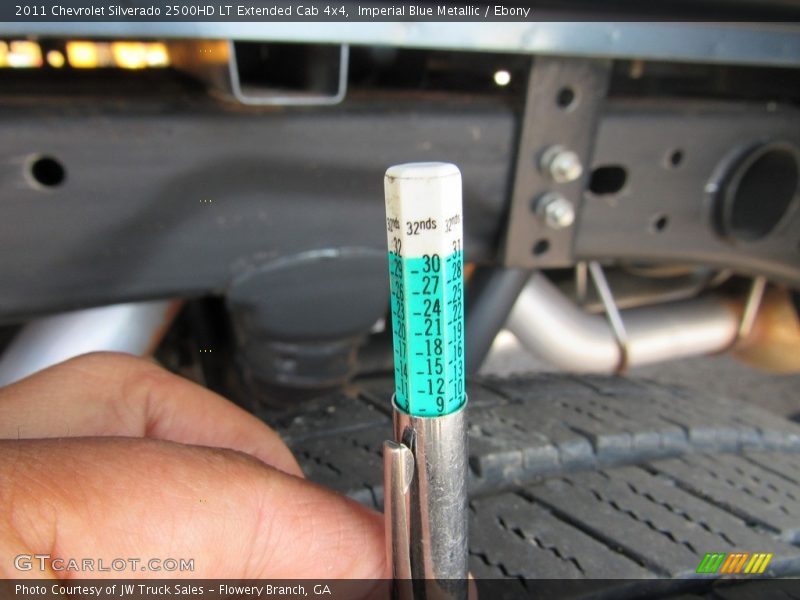 Imperial Blue Metallic / Ebony 2011 Chevrolet Silverado 2500HD LT Extended Cab 4x4