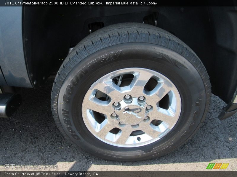 Imperial Blue Metallic / Ebony 2011 Chevrolet Silverado 2500HD LT Extended Cab 4x4