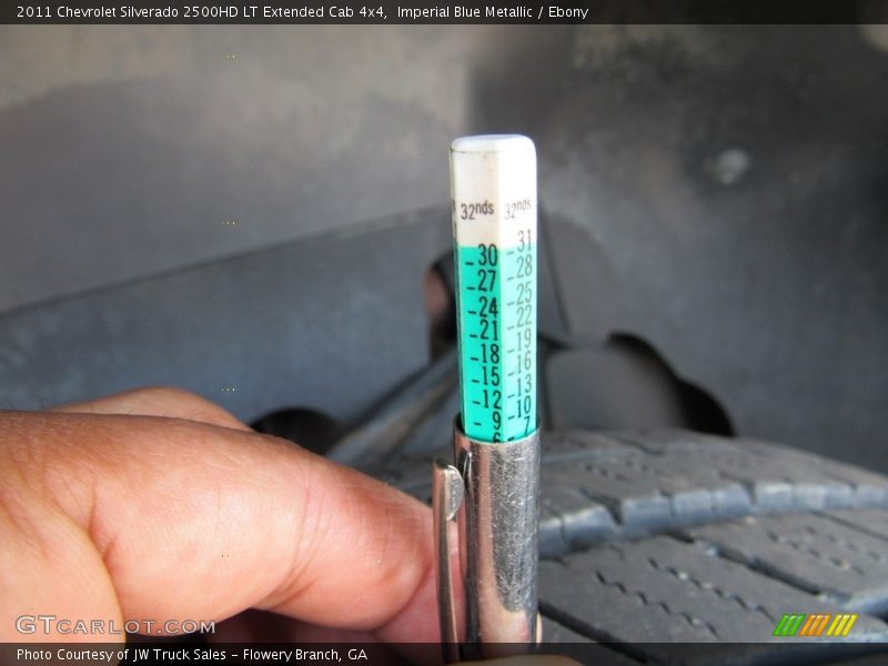 Imperial Blue Metallic / Ebony 2011 Chevrolet Silverado 2500HD LT Extended Cab 4x4