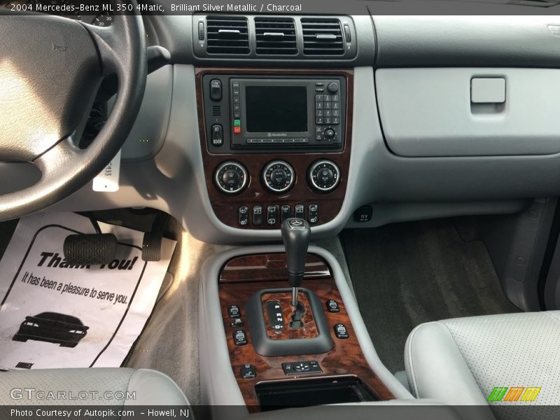 Brilliant Silver Metallic / Charcoal 2004 Mercedes-Benz ML 350 4Matic
