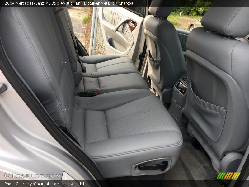Brilliant Silver Metallic / Charcoal 2004 Mercedes-Benz ML 350 4Matic