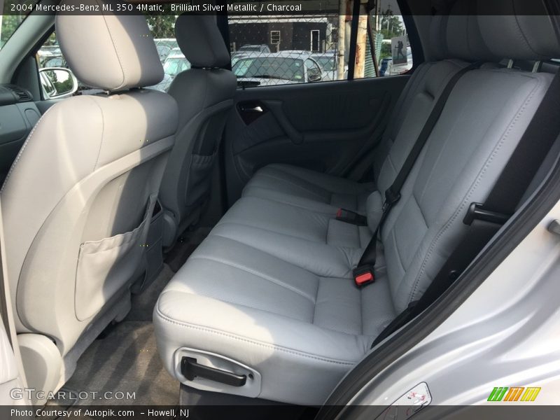 Brilliant Silver Metallic / Charcoal 2004 Mercedes-Benz ML 350 4Matic