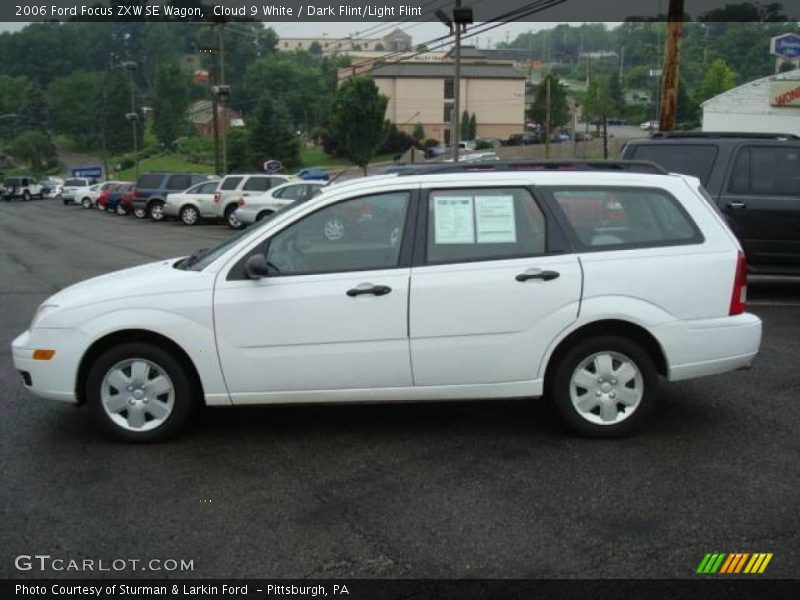 Cloud 9 White / Dark Flint/Light Flint 2006 Ford Focus ZXW SE Wagon