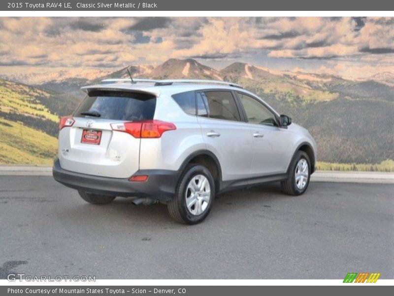 Classic Silver Metallic / Black 2015 Toyota RAV4 LE