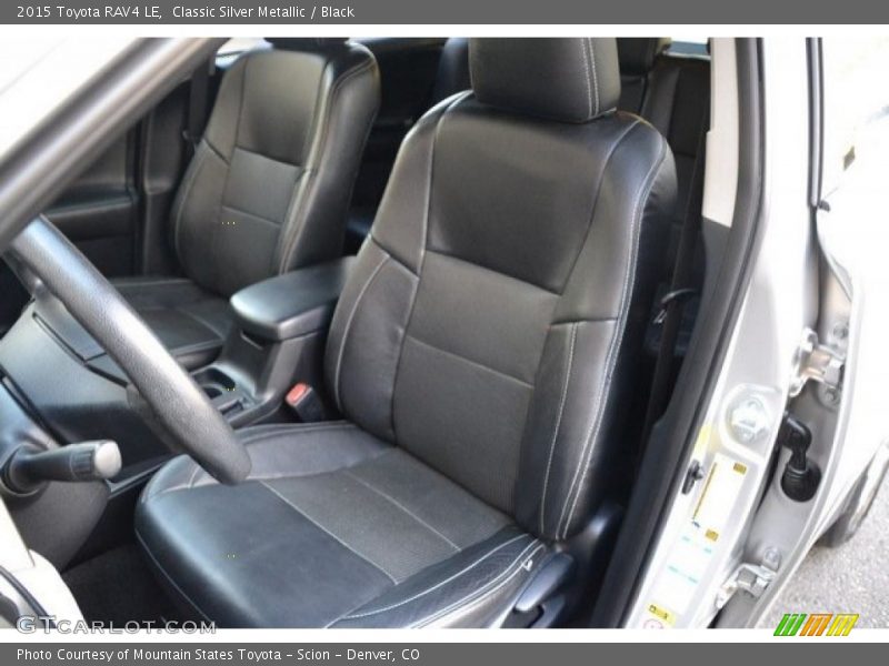 Classic Silver Metallic / Black 2015 Toyota RAV4 LE