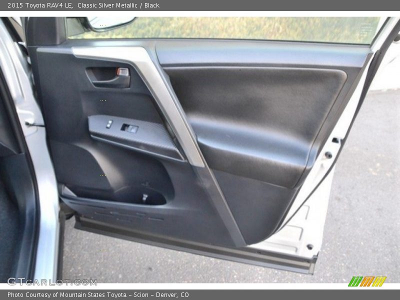 Classic Silver Metallic / Black 2015 Toyota RAV4 LE