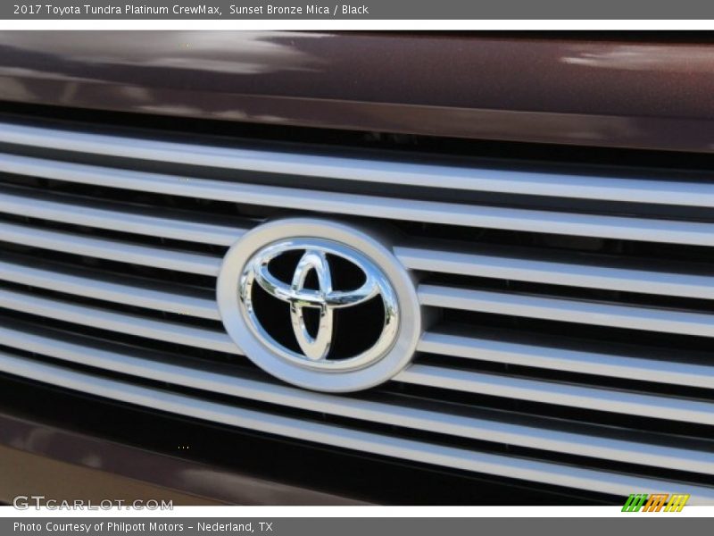 Sunset Bronze Mica / Black 2017 Toyota Tundra Platinum CrewMax