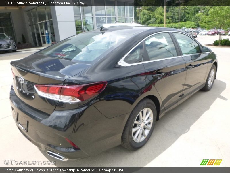 Phantom Black / Gray 2018 Hyundai Sonata SE