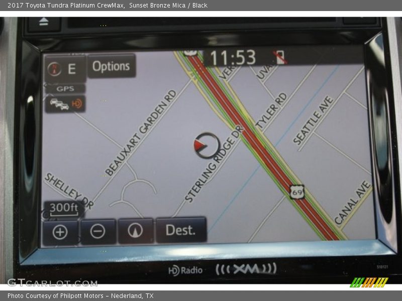 Navigation of 2017 Tundra Platinum CrewMax