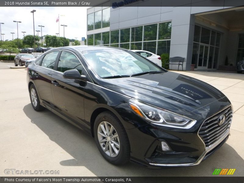 Phantom Black / Gray 2018 Hyundai Sonata SE