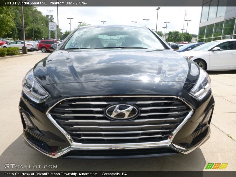 Phantom Black / Gray 2018 Hyundai Sonata SE