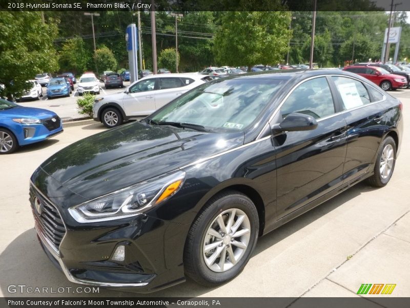 Phantom Black / Gray 2018 Hyundai Sonata SE