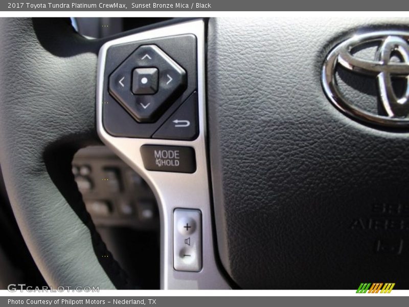 Controls of 2017 Tundra Platinum CrewMax
